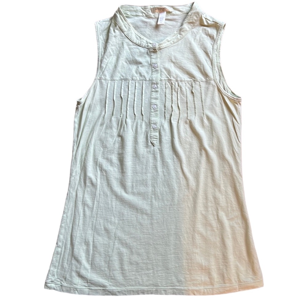 Banana Republic Sleeveless Top, Light Green Size M